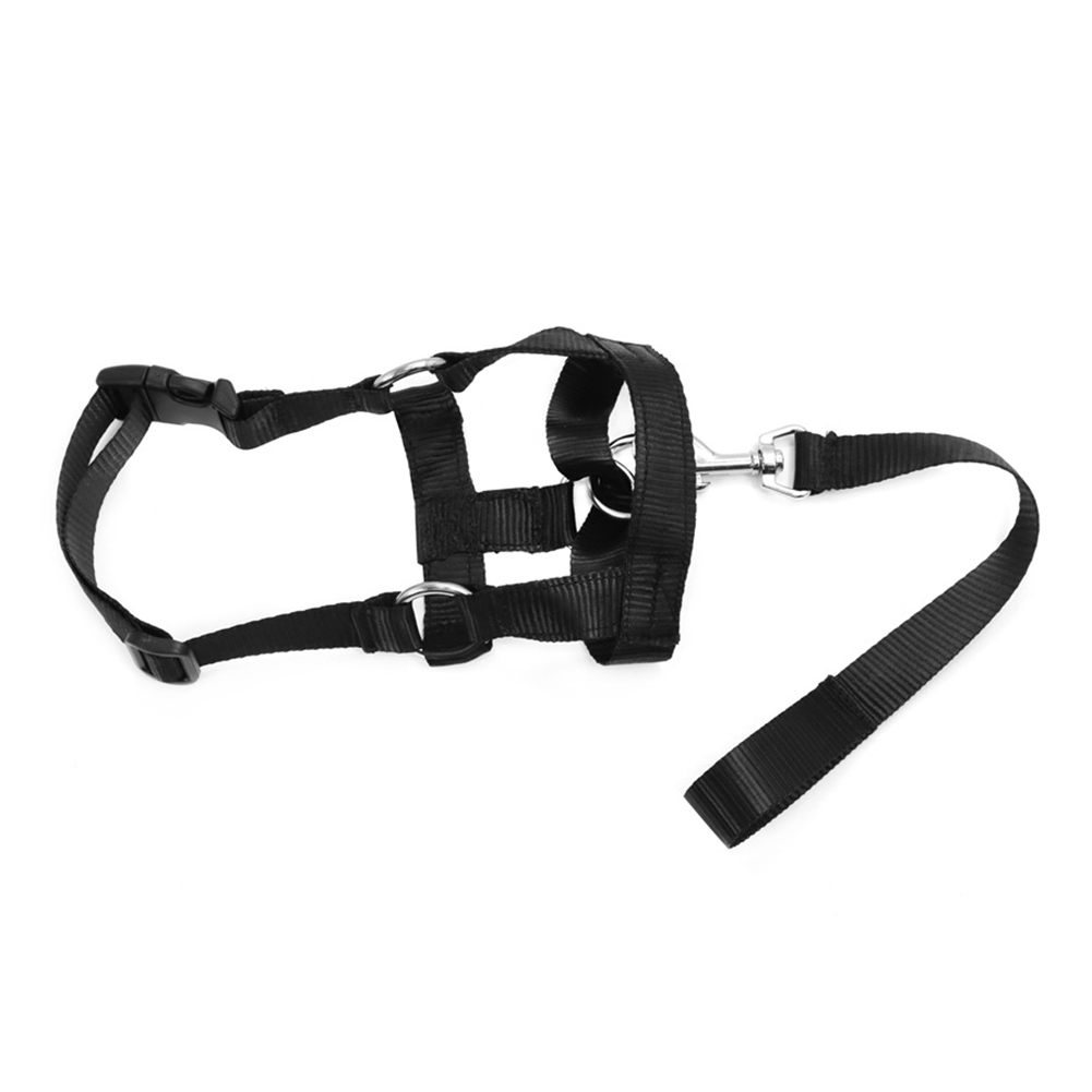 Dierbenodigdheden Outdoor Wandelen Stop Chew Leash Nylon Puppy Anti Bijten Grooming Verstelbare Lus Duurzaam Mond Cover Hond Snuit