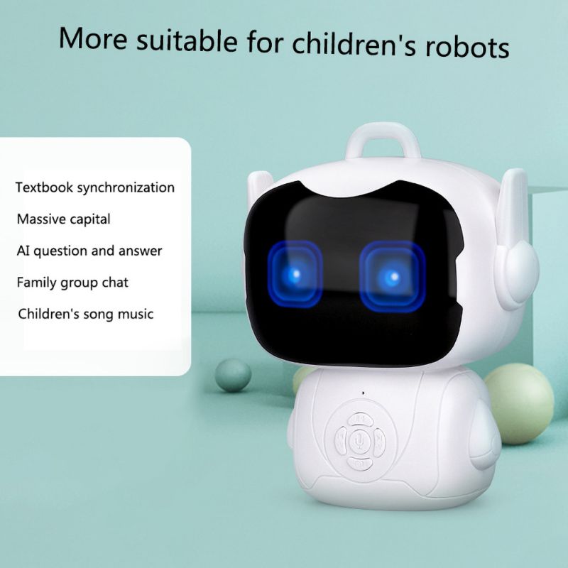 Barn intelligent robot tidig utbildning leksaker smart bärbar lärare leksak dialog touch sensor röststyrd robot