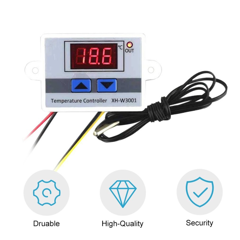 Digital LED Temperature Controller Thermostat Cont... – Grandado