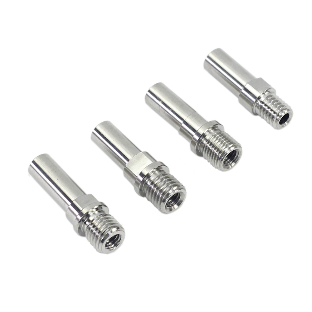 2pcs Titanium Bike V Brake Boss Cantilever Brakes Post Mount M10 M8 1.25mm 1.0mm Ti V Brake Screws Bolts