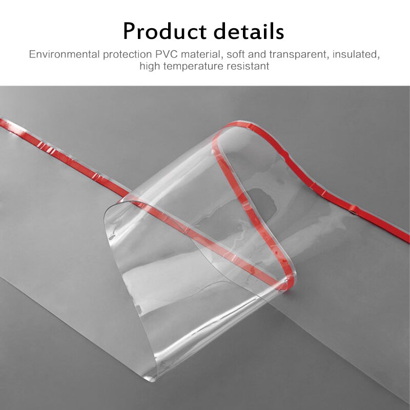 Transparent PVC Range Oil-proof Cover Double-sided Adhesive High Temperature Range Hood Kitchen Cooktop Self-adhesive Cabinet