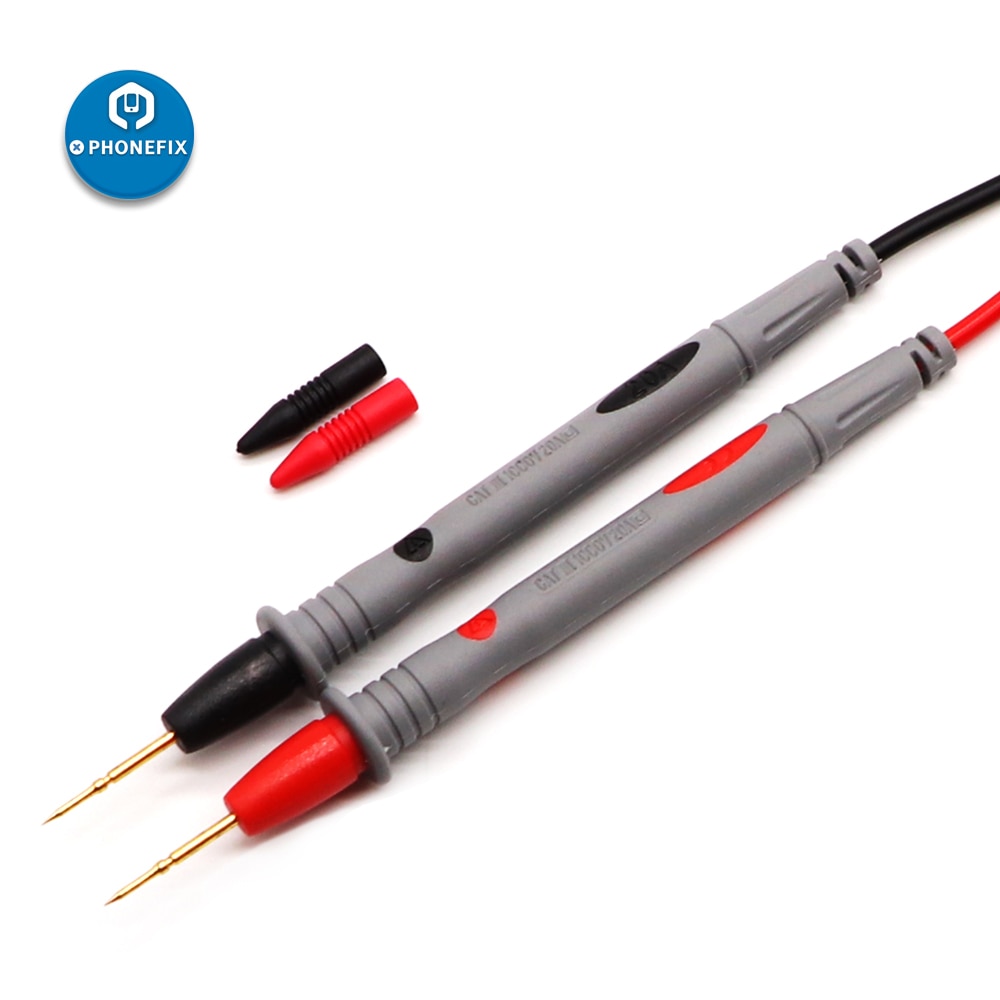 Silicone Wire Pen Test Leads Pin Multi Meter Tester Probe For Digital Multimeter Needle Tip 1000V 10A 20A For Phone Repair: 10A