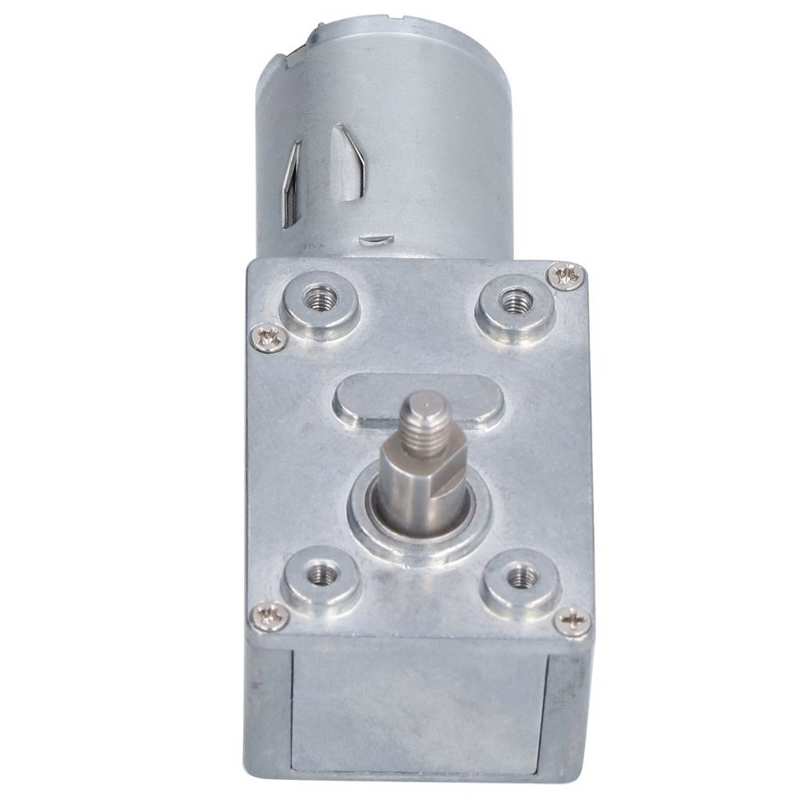 Worm Gear Motor Reduction Gearbox 8mm Shaft for Door Lock for Rotating Table for DIY Robot