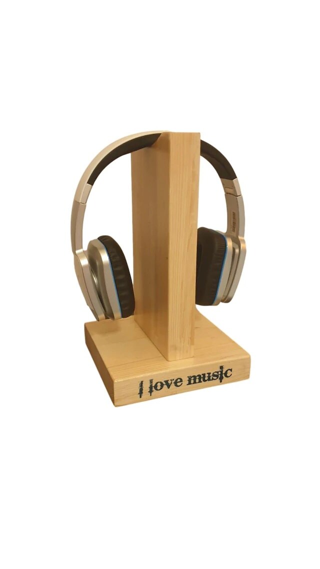 PİNCİNTO stojak na słuchawki z drewna TİP1 (Dom-008) 467018321