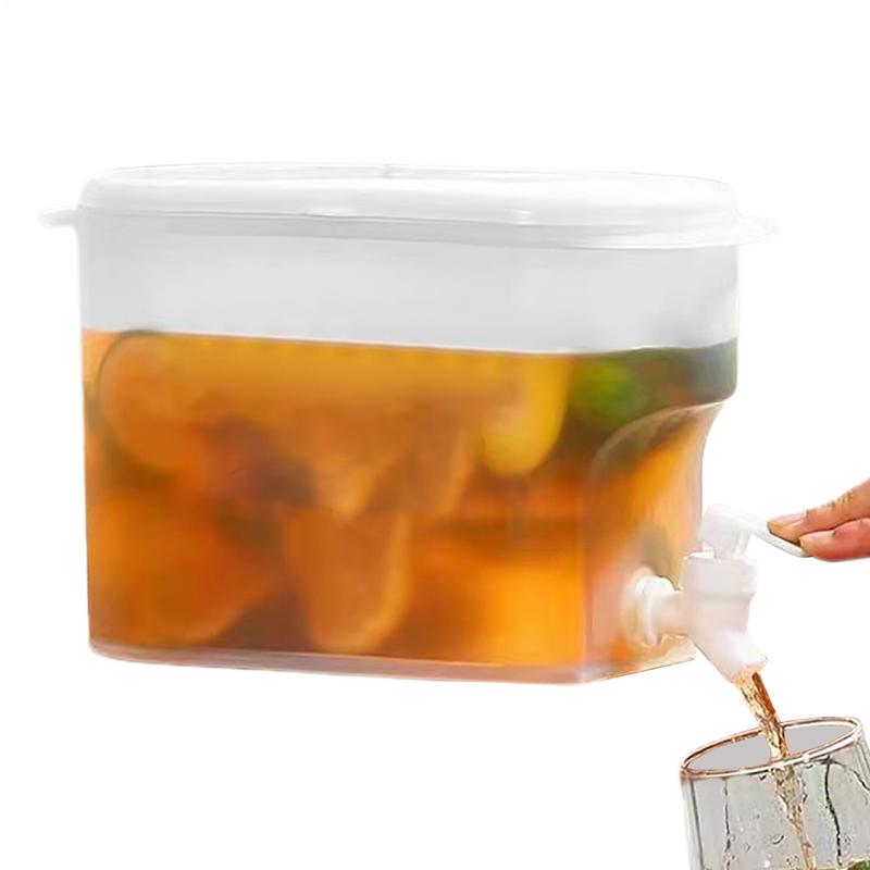 3.5L Koud Water Ju g Grote Capaciteit Plastic Koud Water Container Drank Dispenser Met Kraan Fruit Drinken Theepot Voor Koelkast