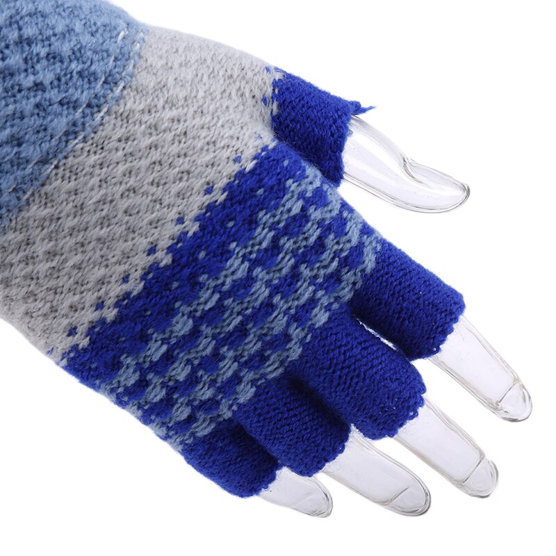 2019 nuovo 2-10 Y Bambini Half-Finger Gloves Guanti Invernali Caldi per Bambini Guanti Per Bambini per I Ragazzi e Le Ragazze Crochet maglia Del Bambino Guanti Regali di Nuovo Anno