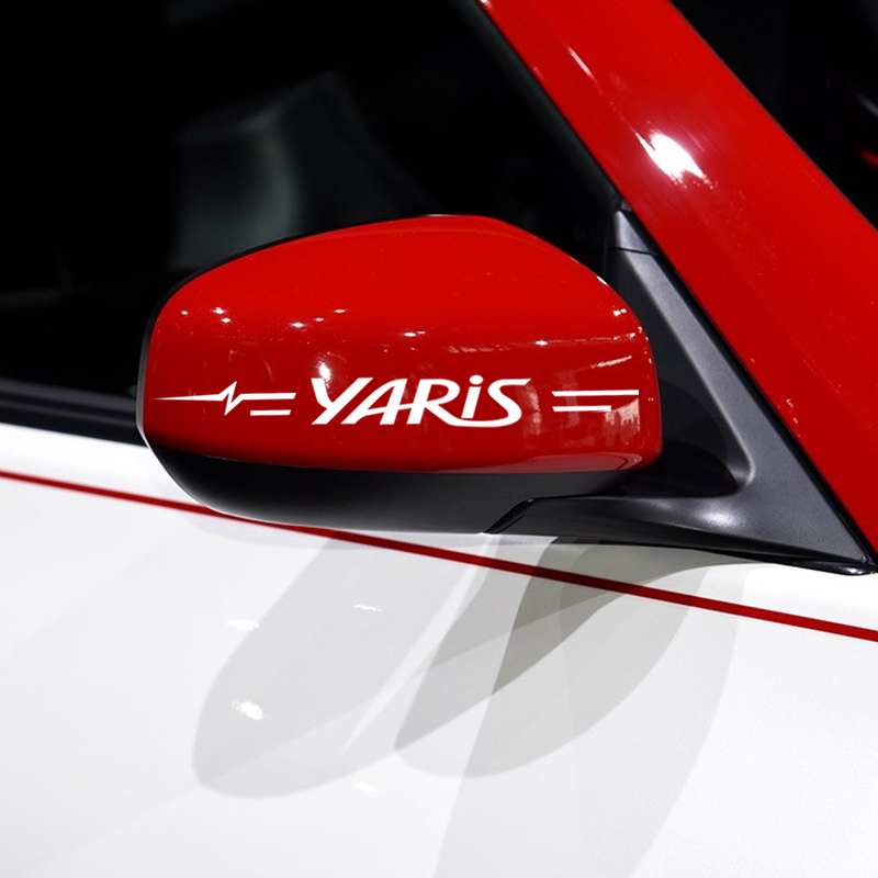 Autocollants de rétroviseur et poignée de porte | Autocollants de décoration de voiture pour Toyota yaris Yaris L