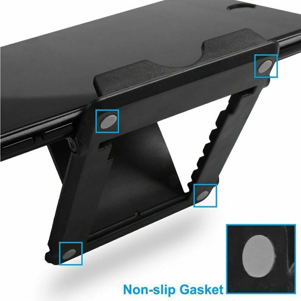Soporte ajustable para Tablet de ángulo múltiple, soporte plegable para teléfono móvil, soporte Universal de escritorio de plástico para teléfono