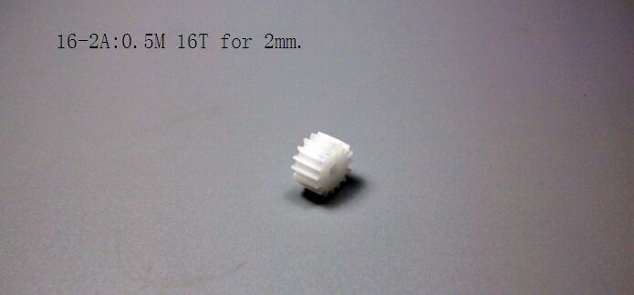 Diy plastic gear, DC motor 2mm/1.9mm shaft gear, 0.5 modulus mainshaft versnelling 0.5 m 8 t 9 t 10 t 11 t 12 t 14 t 16 t 18 t (elk 1 stuk = 8 stks)