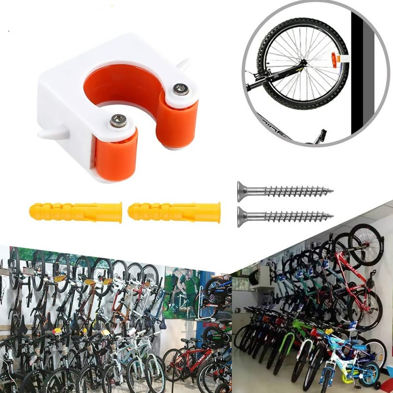 Bicycle Rack Storage Portable Road Bike Parking Buckle Wall Mount Bicycle Display Vertical Rack