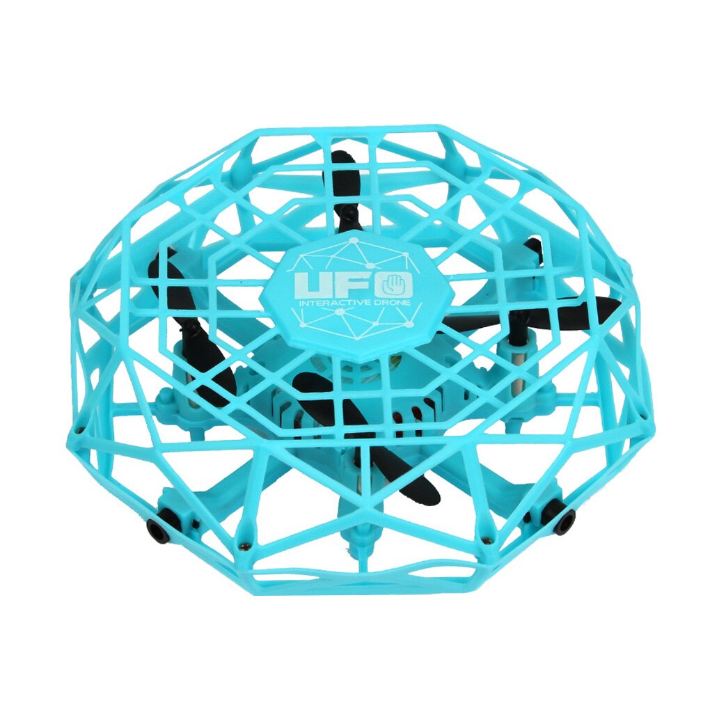 Mini UFO Drohne Anti-kollision Fliegen Hubschrauber Magie Hand UFO Ball Flugzeug Sensing Induktion Drone Kind Elektronische Spielzeug: light blue