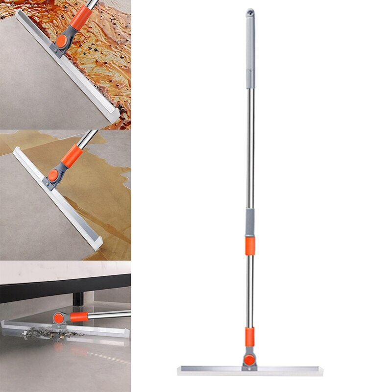 Multifunction Magic Floor Wiper Rotatable Wiper Scraper Telescopic Broom Floor Cleaning Tools Window Squeegee Water