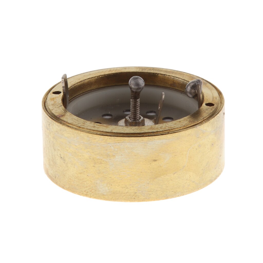 Aluminum Alloy Condenser Microphone Cartridge Capsule Replacements Large Diaphragm Microph Electric Instrument Parts Golden