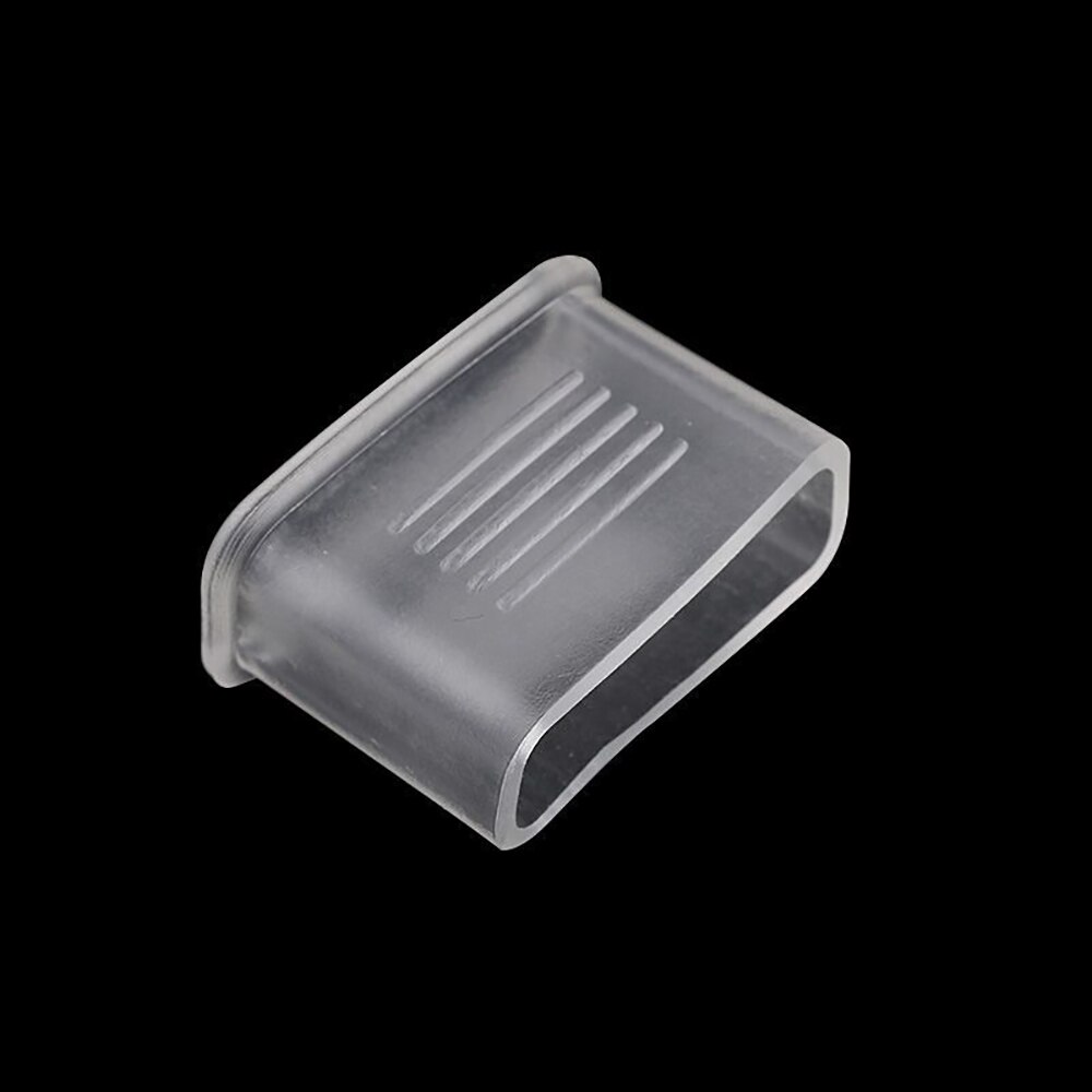 20 st domare visselpipa skydd 2*2.2cm genomskinliga visselpipor dämpade mungrepp fotboll domare visselpipa skyddstillbehör