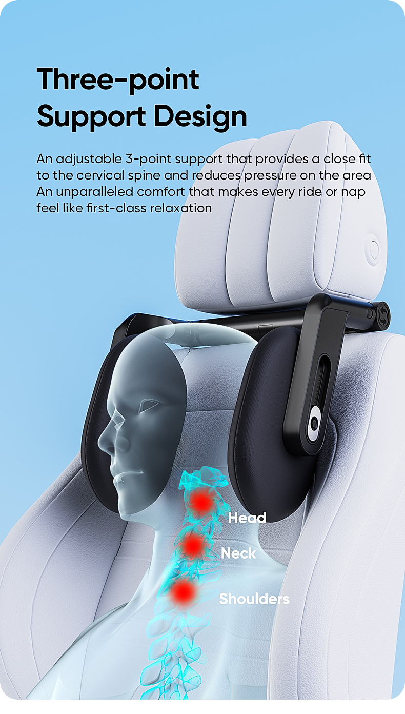 Poduszka zagłówka samochodowego, zagłówki samochodowe, zagłówki boczne robić samochodu dla dzieci, poduszka zagłówka samochodowego, poduszka zagłówka w kształcie litery U.