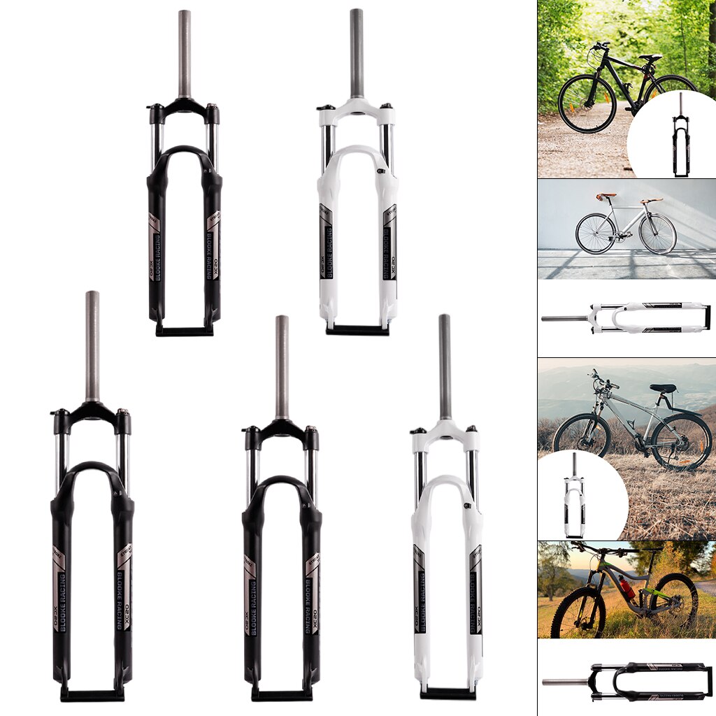 28.6mm MTB Bike Fork Front Fork Lockout Adjustment Forks Remote Lock Lockout Bicycle Shockproof Front Fork