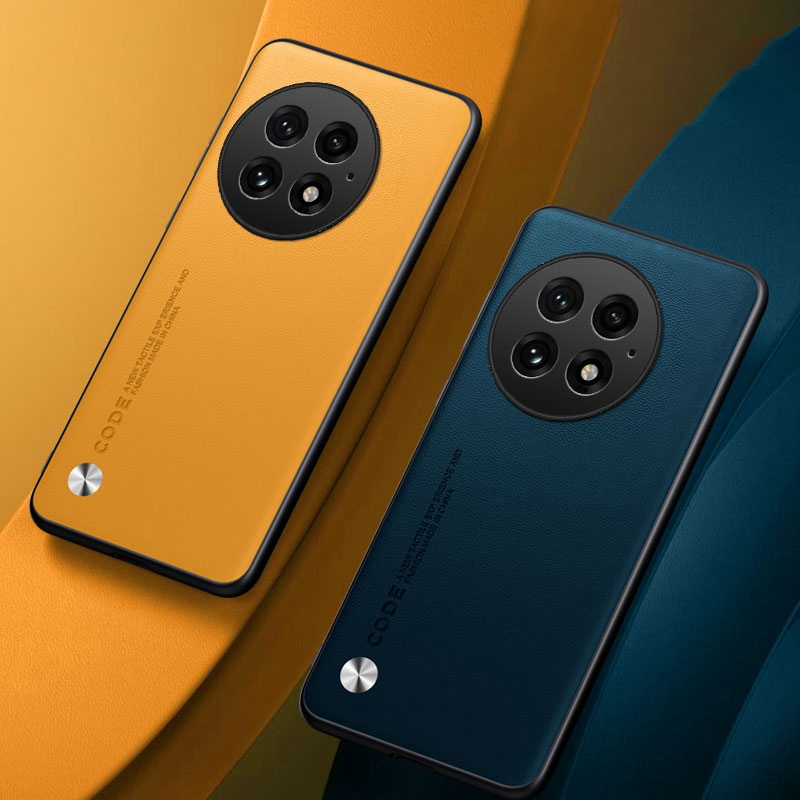 Luxe PU Lederen Case Voor OnePlus 13 5G Achterkant Matte Siliconen Schokbestendige Bescherming Telefoon Case Voor Een Plus 13 OnePlus13