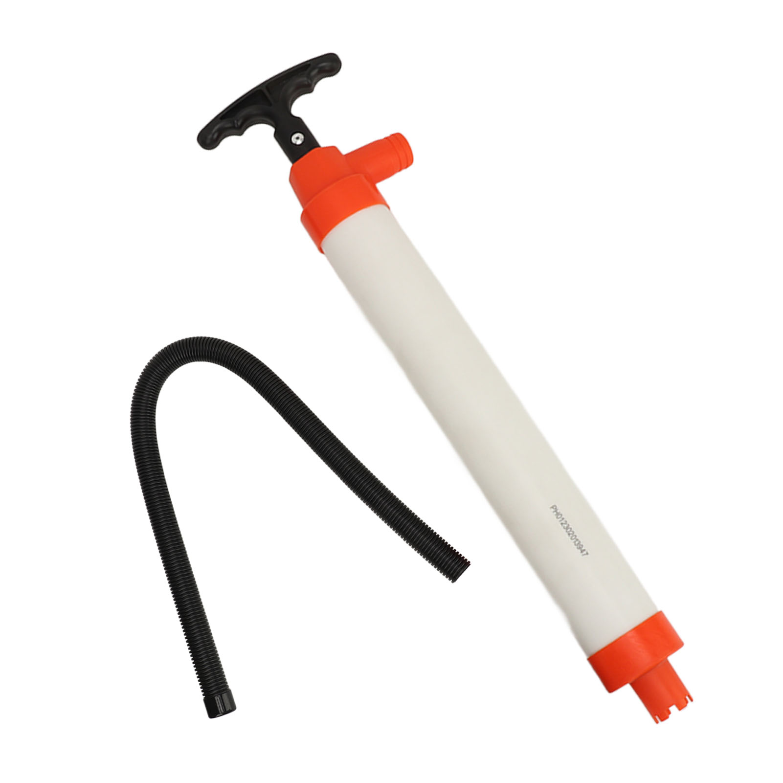 Manual Bilge Pump with Hose Portable Hand Water Pump for Yachts Fishing Boats Kayaks Speedboats: WHITE