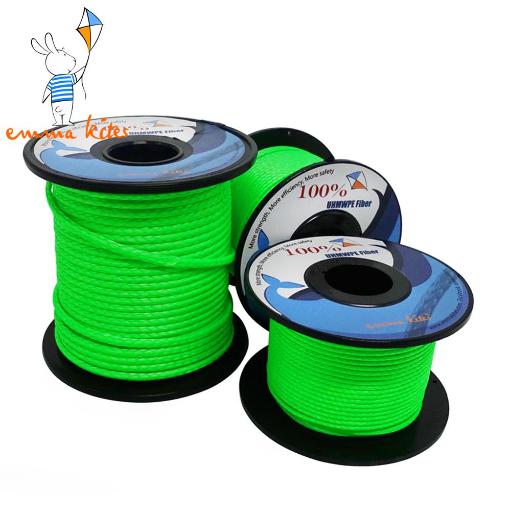 100lb - 1000lb Green Braid UHMWPE Line Kite String for Fishing Kite Flying Outdoor Camping Tent Cord