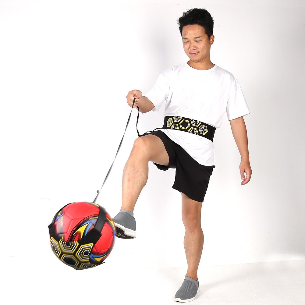Kids Football Training Sports Assistance Adjustable Football Trainer Ball Practice Belt Training Equipment Kick