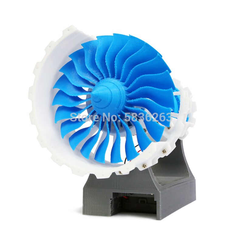 Moteur aéromoteur imprimé en 3D, Type Turbofan, Type ordinaire et électrique, bricolage,