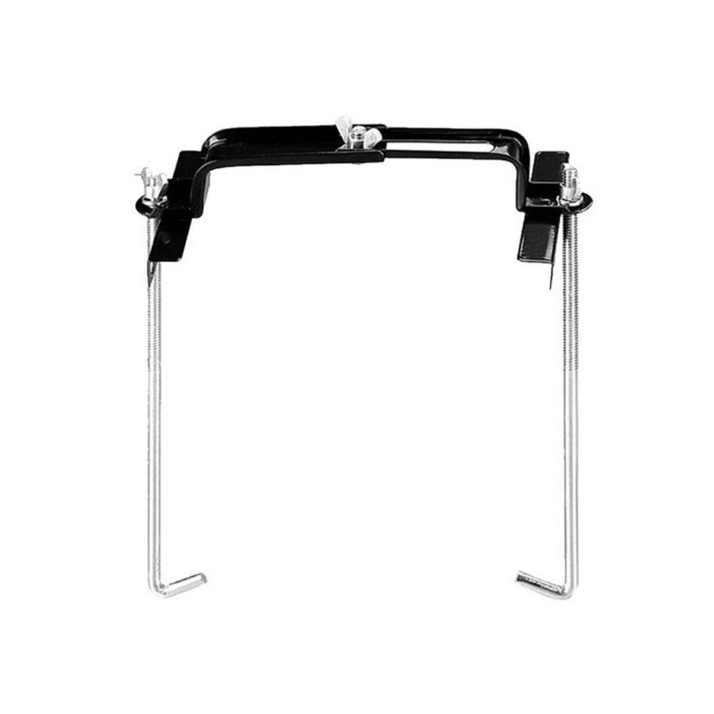 Adjustable Battery Holder Universal Metal Car Storage Battery Holder Stabilizer Mount Storage Rack Fixed Bracket Stand: Gray