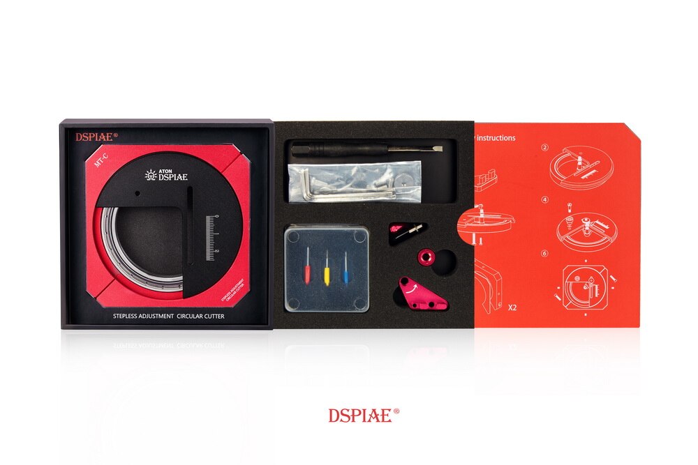 DSPIAE MT-C Stepless Adjustment Circular Cutter Model Assembly Tool Cutting Dedicated Craft Tools Hobby Accessory