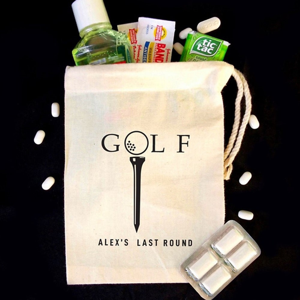 Golf Wedding Favor Bags Golf Tee Bag Groomsmen Golf Favors bags Bachelor Party Favor Stag Party Favor Tee Bags