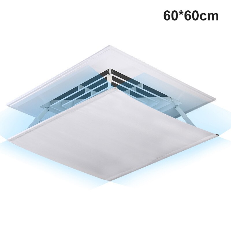 Centrale aria Condizionata Vento scudo A Parete anti Diretta Che Soffia Parabrezza P7ding: bianca 60x60cm