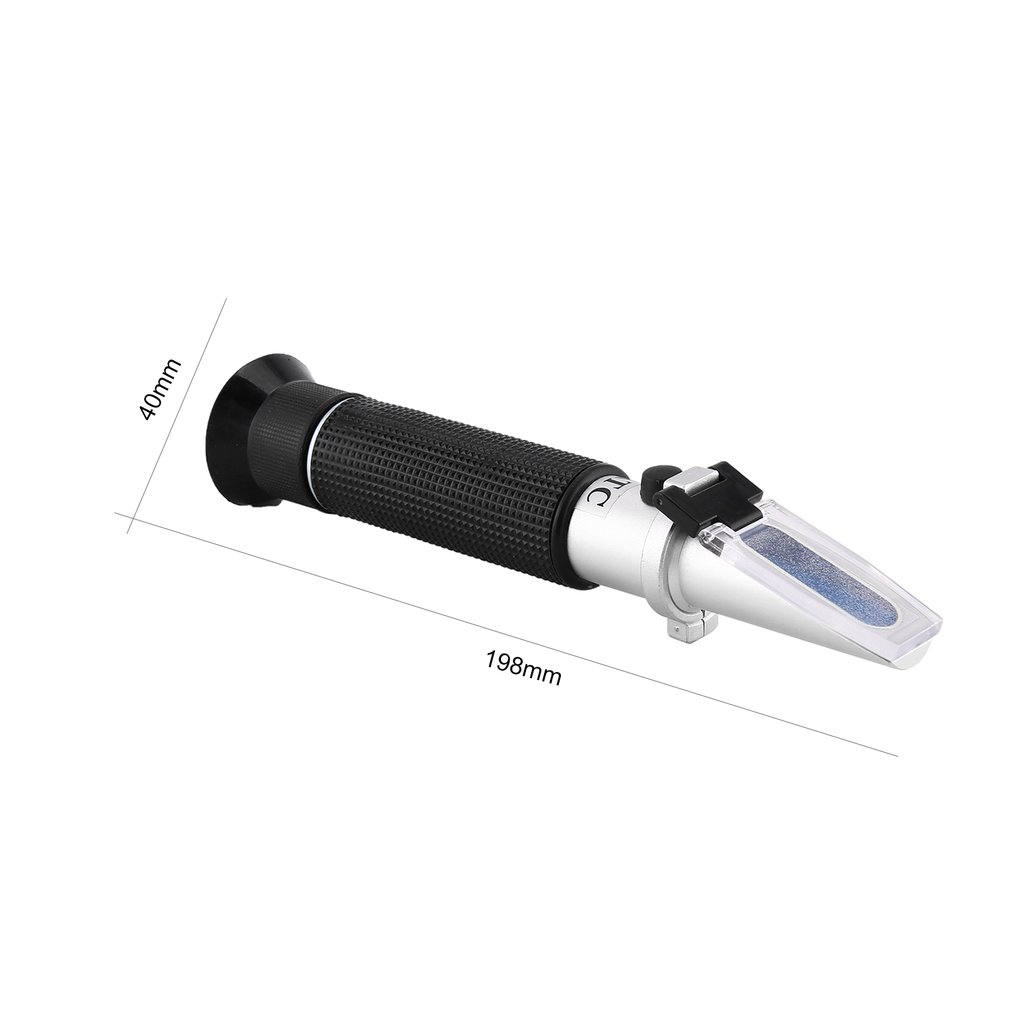 Handheld Refractometer 0-80% Optical Alcohol Liquor and Spirits Wiskey Vodka Content Meter Mini ATC Measuring Alcohol Tester
