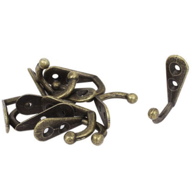 Amaxiu 100 stuks kleine metalen schroefhaken, 1/2 inch sieradenhaken