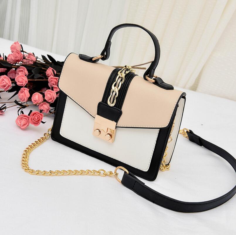 Mode Vrouwen Handtassen Vrouwen Messenger Bags Flap Crossbody Tas Sling Chain Schouder Bolsa Kleine Handtassen LL633: Khaki