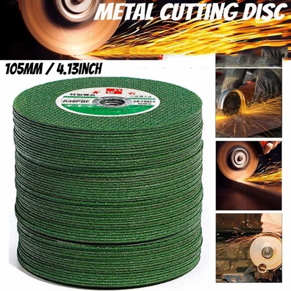 105mm Metal Cutting Disc Angle Grinder Grinding Wheel Stainless Steel Grinding Cutting Disc Blade Wheel Resin Double Mesh