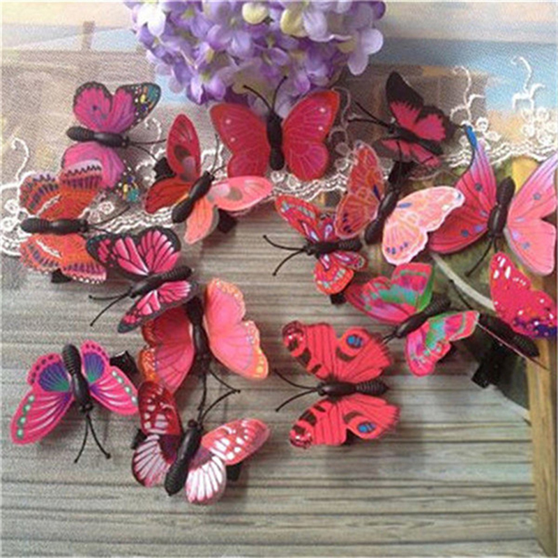 Lot De 4 Pinces à Cheveux Papillon - Accessoire Mariée, Photographie, Costume - Neuf Avec Étiquettes