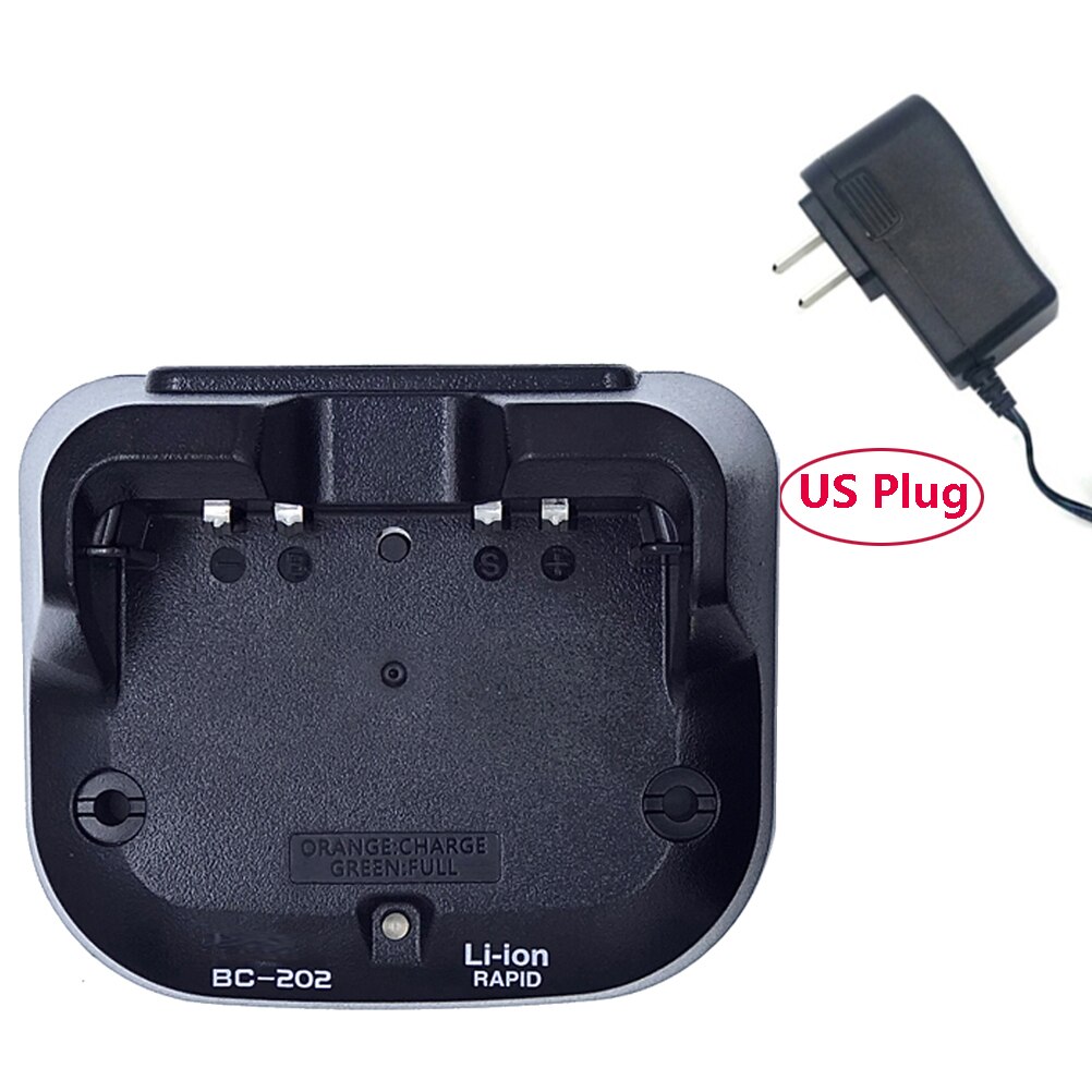 Til icome bc -202 hurtig oplader til bp -271/ bp -272 til id -31a id -31e id -51a id -51e radioer: Base-adapter-os