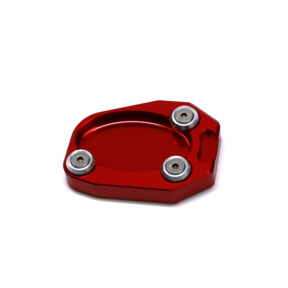 Motorfiets standaard voet zijstandaard pad ondersteuning plaat afdekking voor kawasaki  z1000: Rood