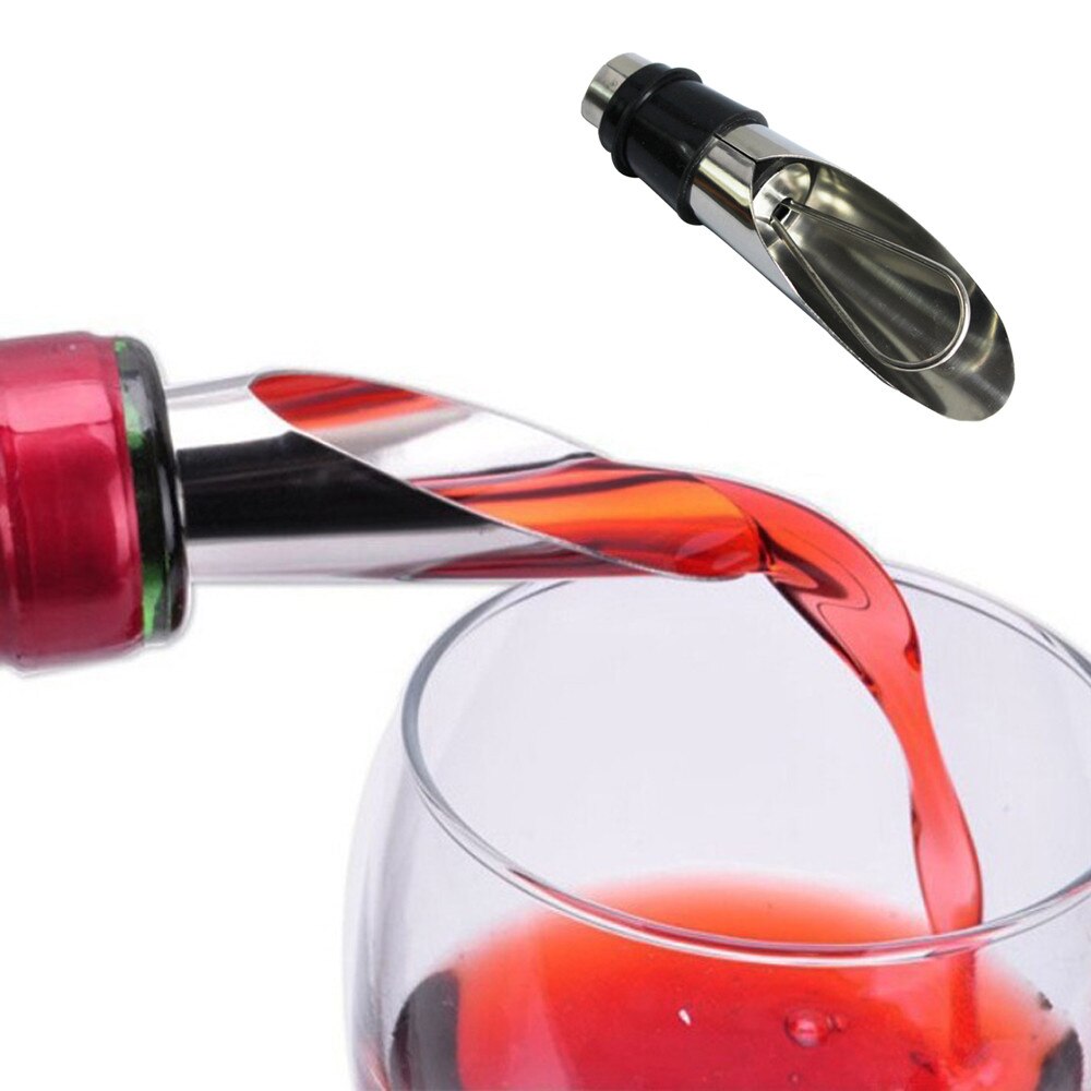 4 Stuks Wit Rode Wijn Beluchter Schenktuit Flessenstop Decanter Schenker Beluchten Draagbare Wijn Accessoires Creatieve Wijn Giet
