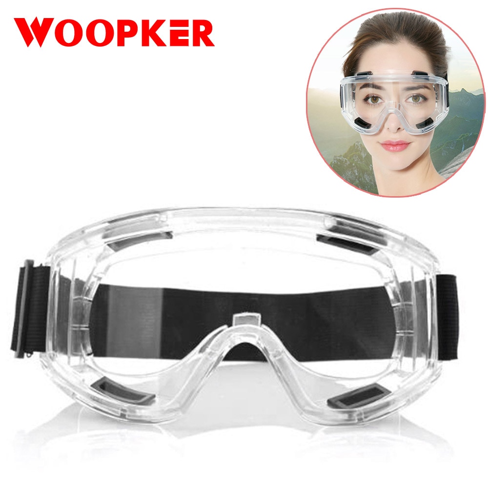 Transparante Veiligheidsbril Anti-Splash Wind-Proof Anti-Fog Werk Veiligheidsbril Stofdicht Arbeid Bescherming bril