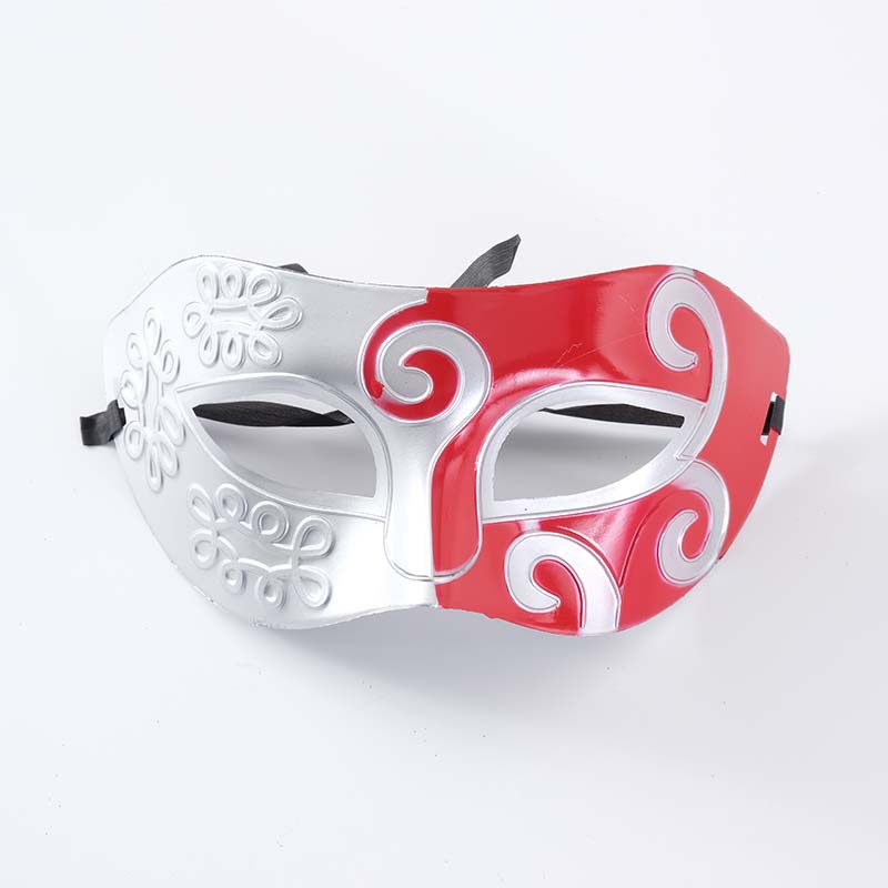 Vintage Zilver Goud Mannen Antieke Gladiator Carnaval Gemaskerd Bal Partij Maskers Cool Retro Mannen Party Maskers: 6