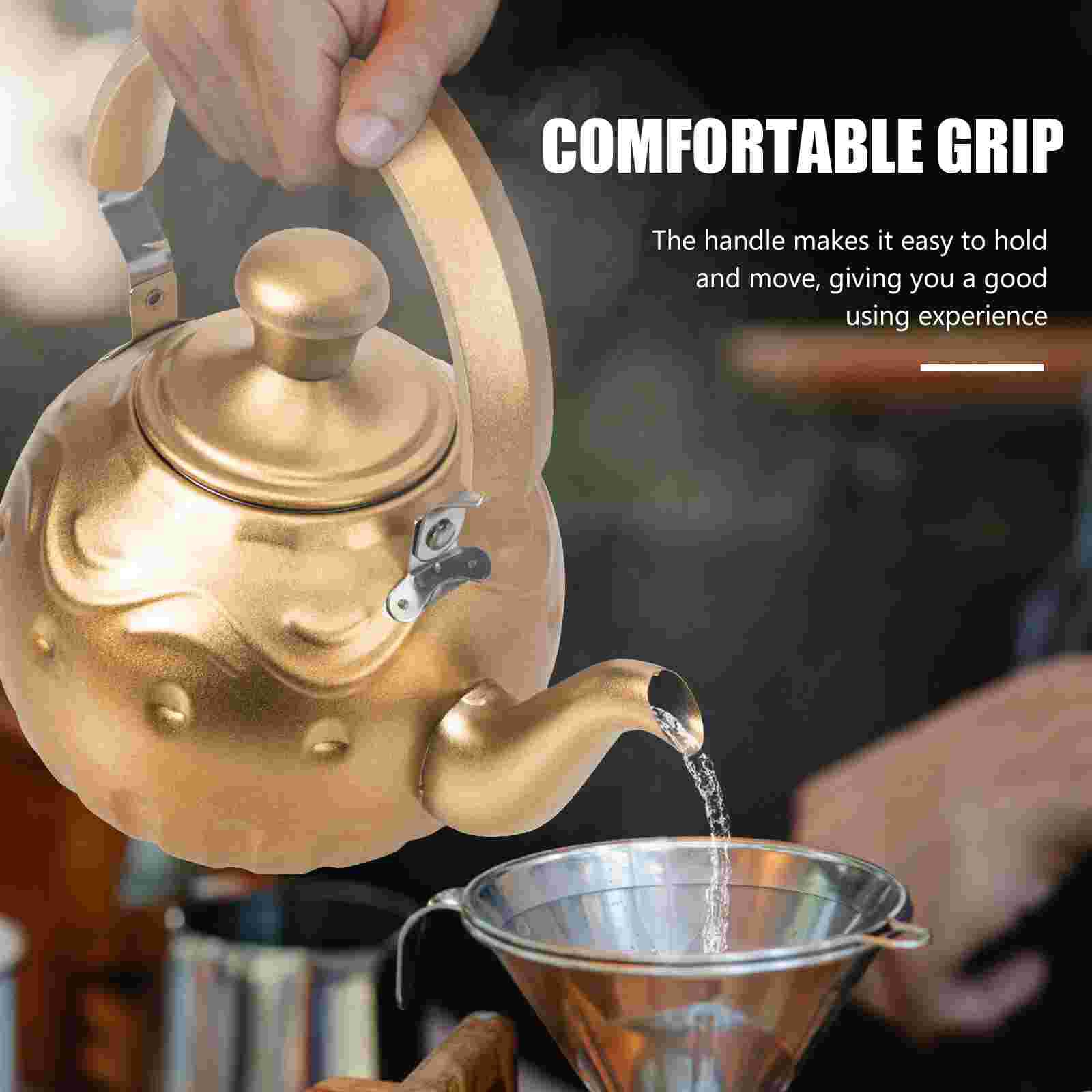 Household Stainless Steel Water Kettle Whistling Teakettle Tea Serving Tool