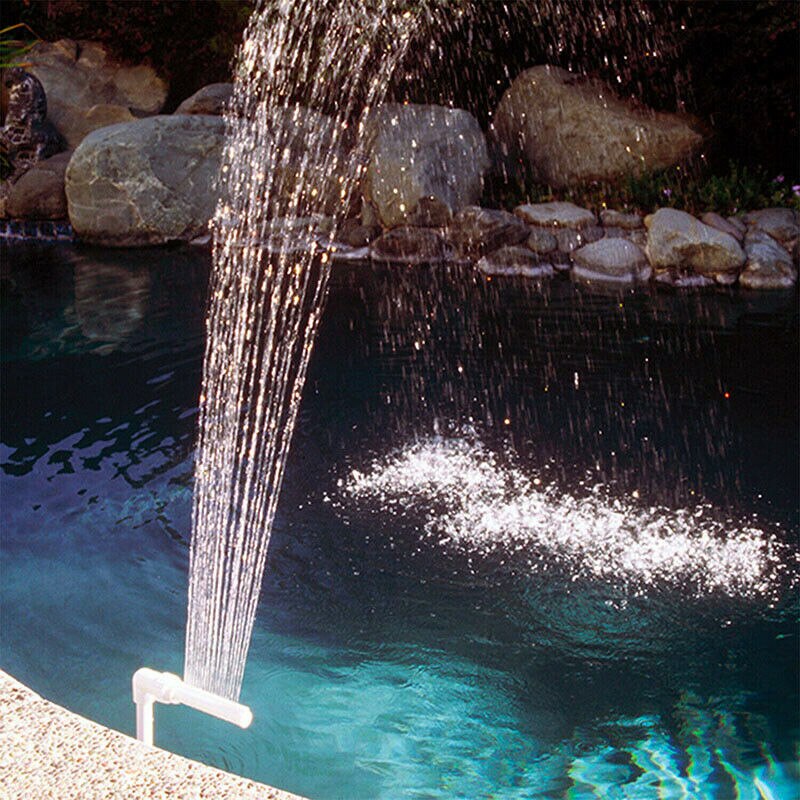 Svømmefisk pool vandfald springvand justerbar vand springvand jet dyse haven dekoration vand springvand