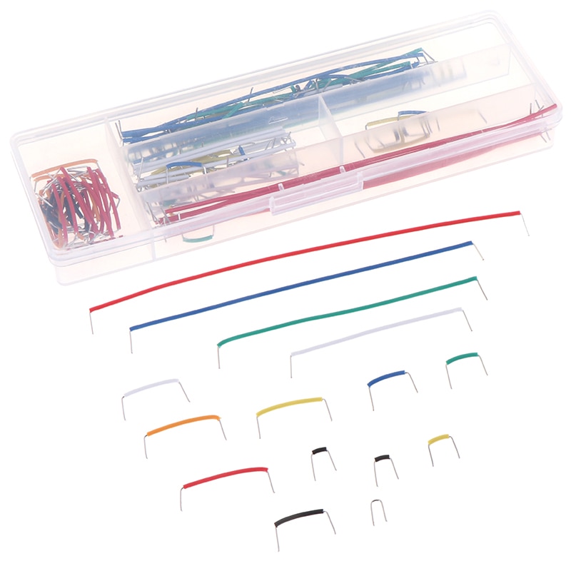 140pcs/set Solderless Breadboard Jumper Cable Wire Kit Diy Shield For Arduino