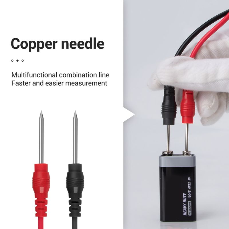 16 Stks/set Universele Digitale Multimeter Meetsnoeren Probe 90Cm Naald Tip Probe Pin Draad Pen Kabel Test Lijn Assortiment kit