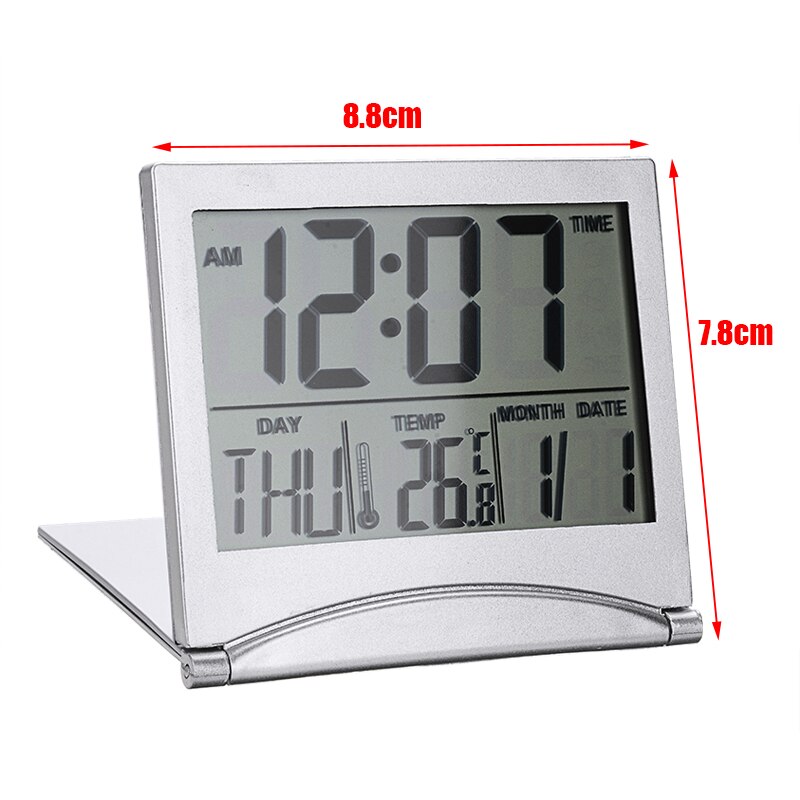 LED Digital Alarm Clock Snooze Mute Calendar Temperature Desktop Table Electronic Clock for Home Bedroom Decoration Clock