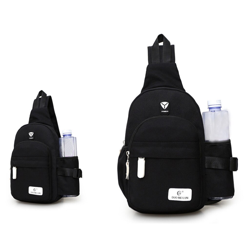 Neue Nylon Unisex Brust Pack Einzelner Schulter Strap Zurück Tasche Umhängetaschen für Frauen Sling Schulter Tasche Reise Zurück pack