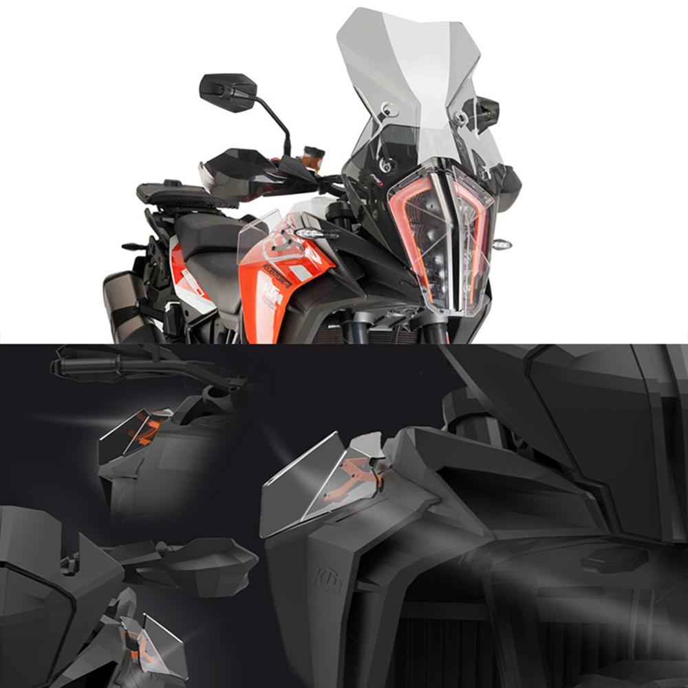 For KTM 1290 SUPER ADVENTURE R S T 1090 ADV Motorcycle Shroud Windshield Windscreen HandShield Handguard Wind Deflector