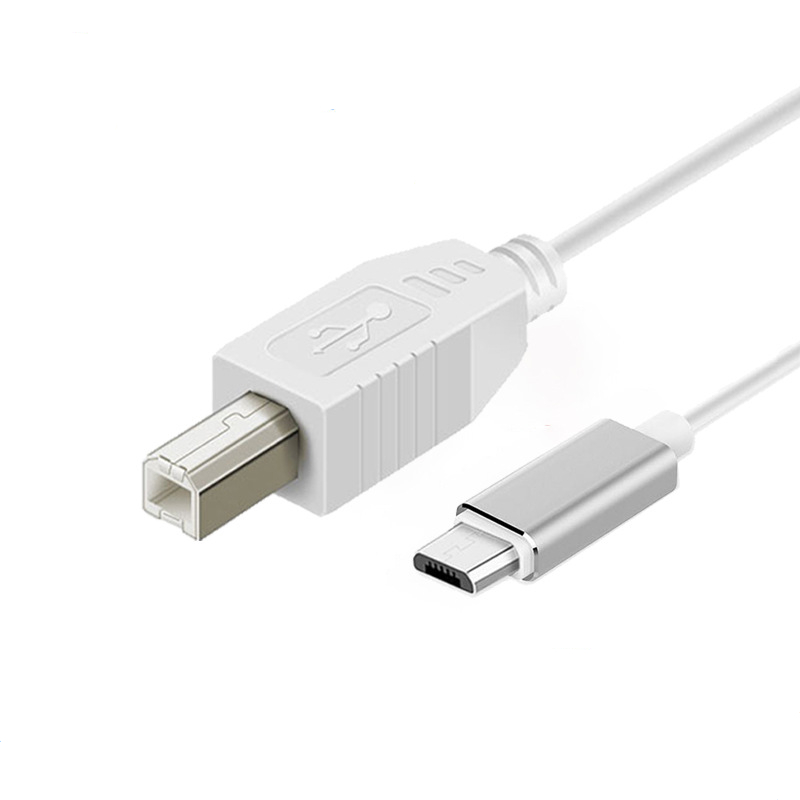 Adaptador USB C a tipo B tipo C a USB B OTG Cable MIDI para Android a instrumento Musical electrónico MIDI Audio de Piano Digital