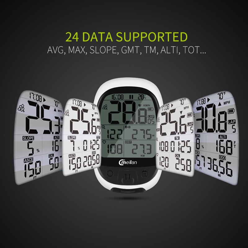 GPS bike computer Bluetooth 4.0 / ANT + wireless waterproof bike computer road bike speed sensor sensor heart rate monitor