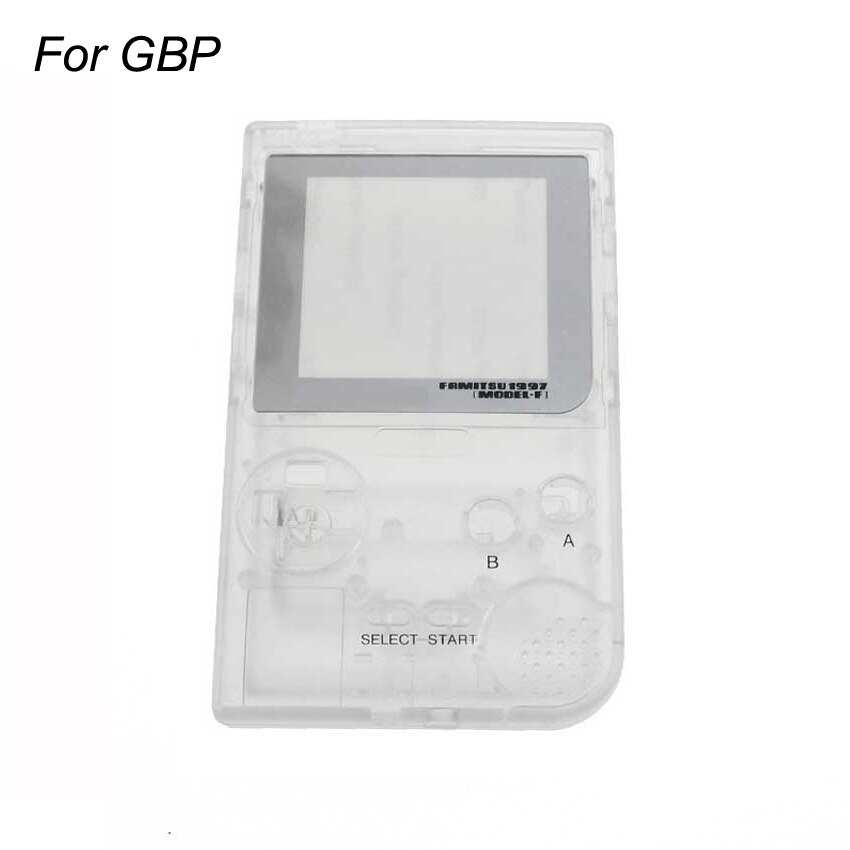 Yuxi transparente claro jogo de plástico escudo caso habitação capa para gameboy cor bolso avançado para gb gba sp gbc gbp game console: For GBP