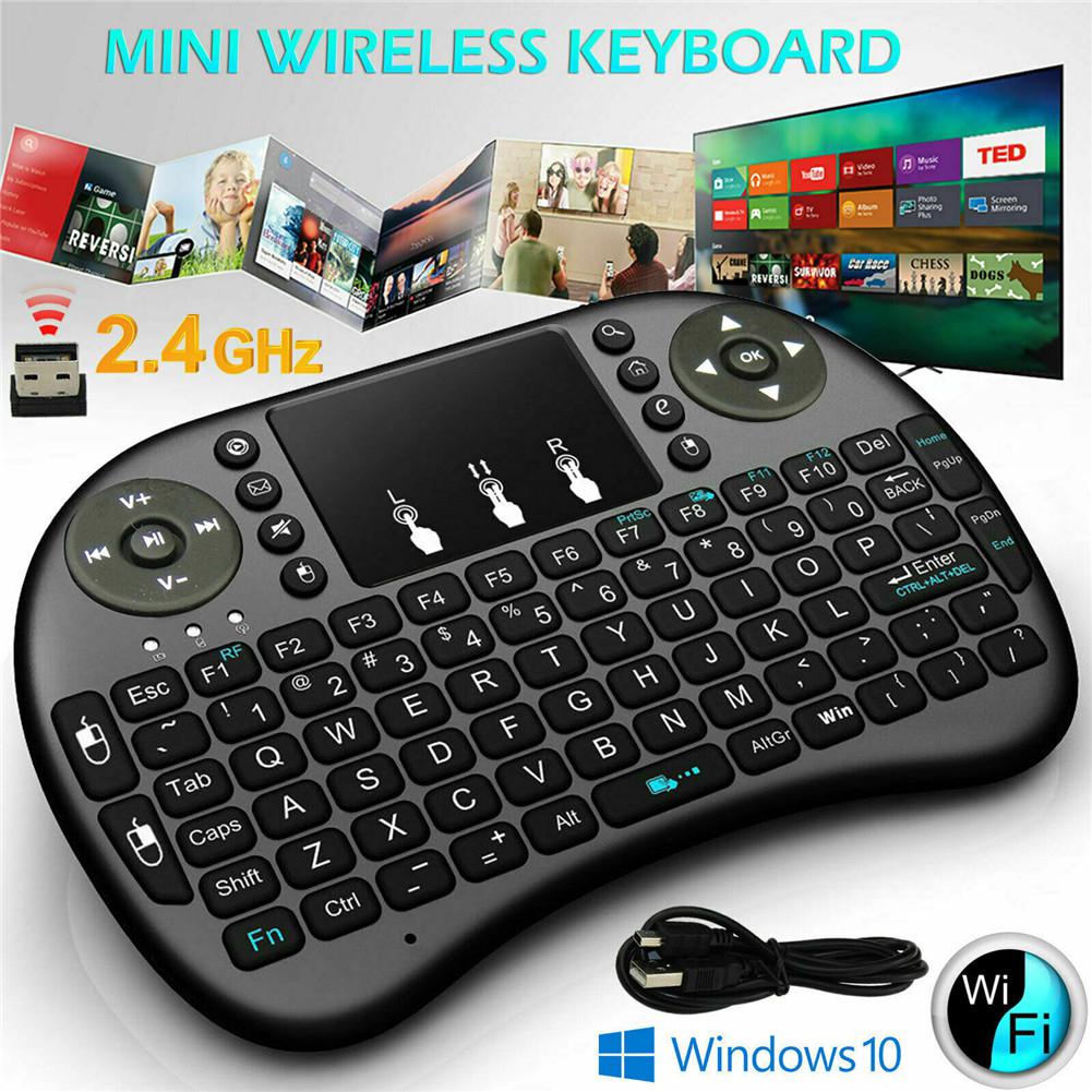Tablet Bluetooth Keyboard Mini 2.4G Wireless Keyboard with Touchpad for PC Android Smart TV BOX